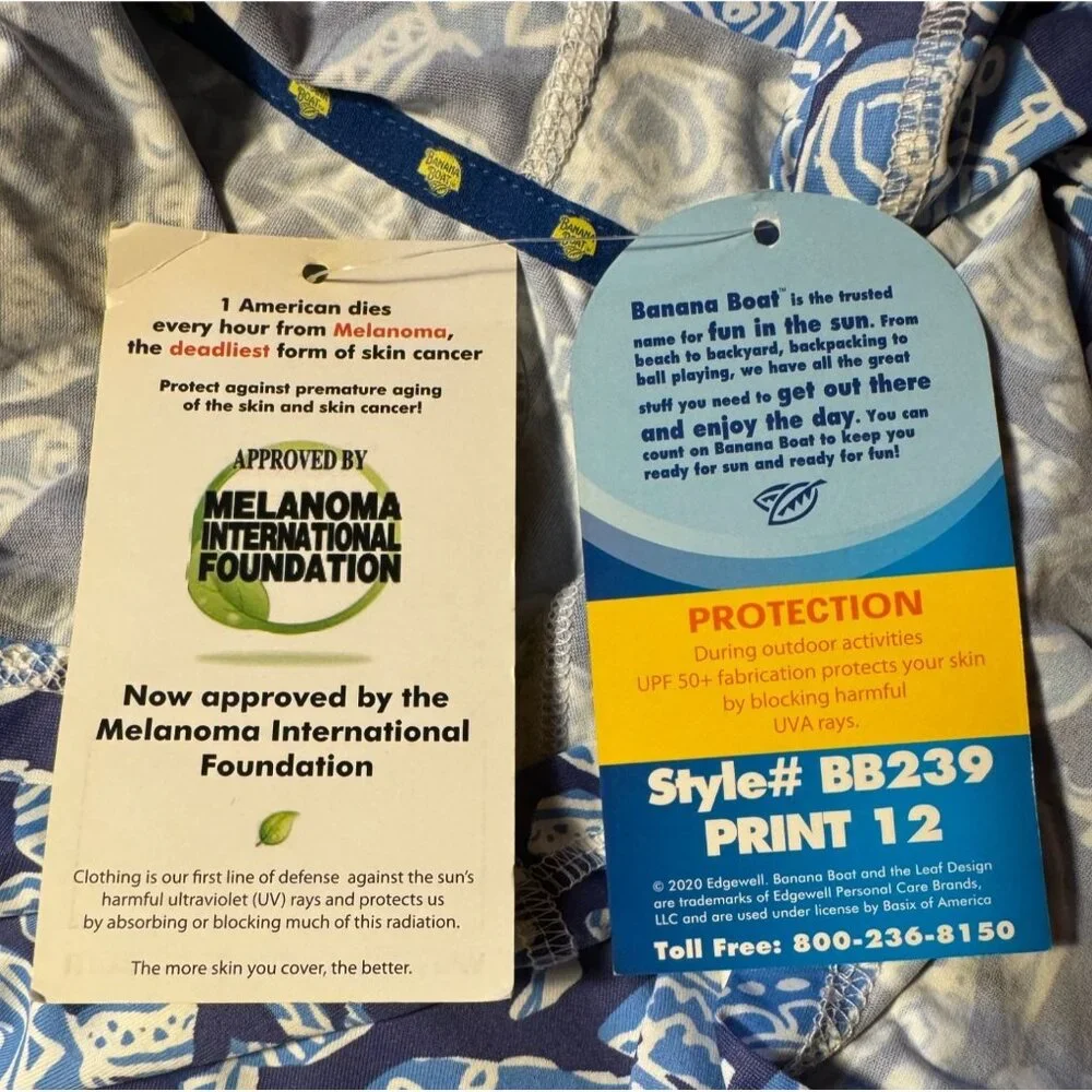 Banana Boat Ladies Swim Hoodie Long Sleeve Size Extra Small - Picture 10 of 12